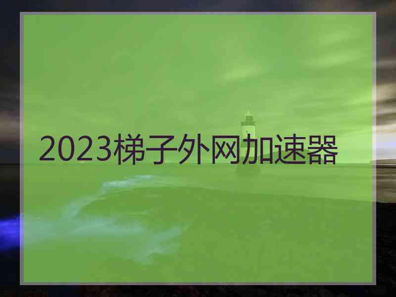 2023梯子外网加速器