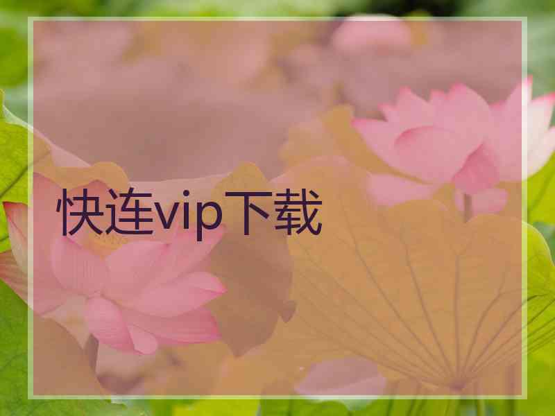 快连vip下载