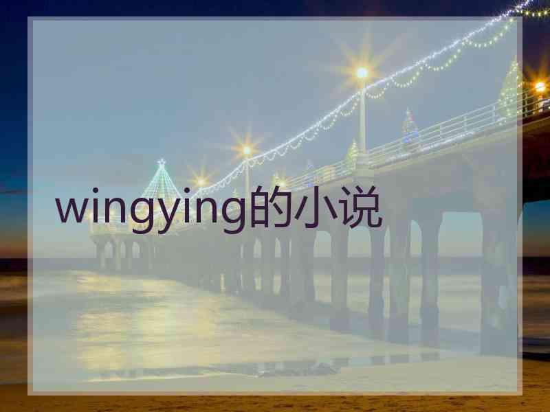 wingying的小说