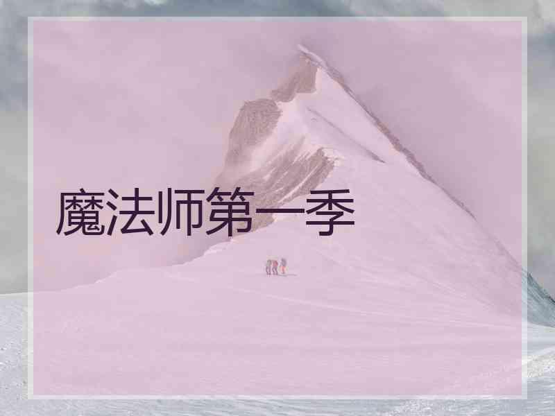 魔法师第一季