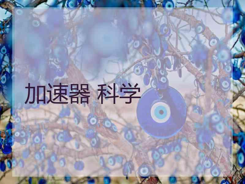 加速器 科学