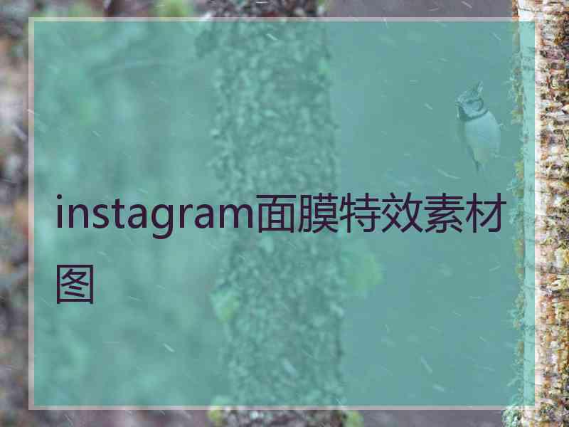 instagram面膜特效素材图