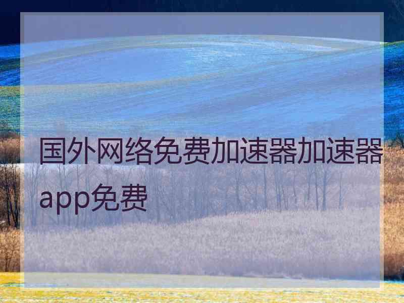 国外网络免费加速器加速器app免费