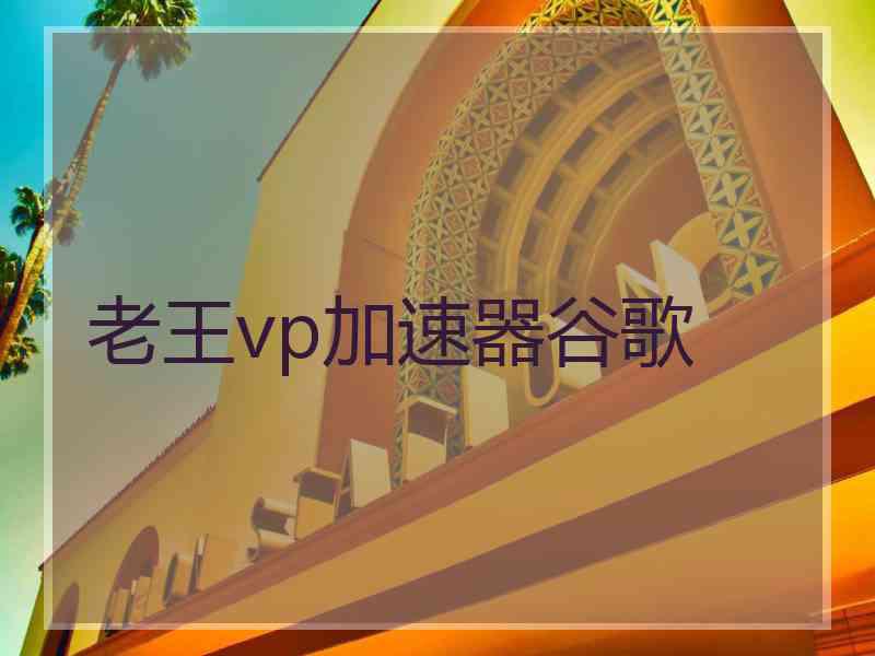 老王vp加速器谷歌