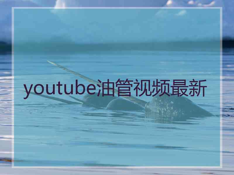 youtube油管视频最新