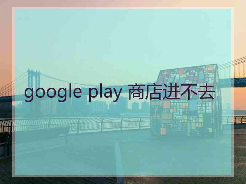 google play 商店进不去