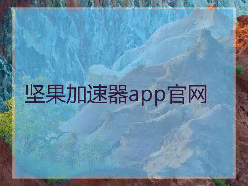 坚果加速器app官网