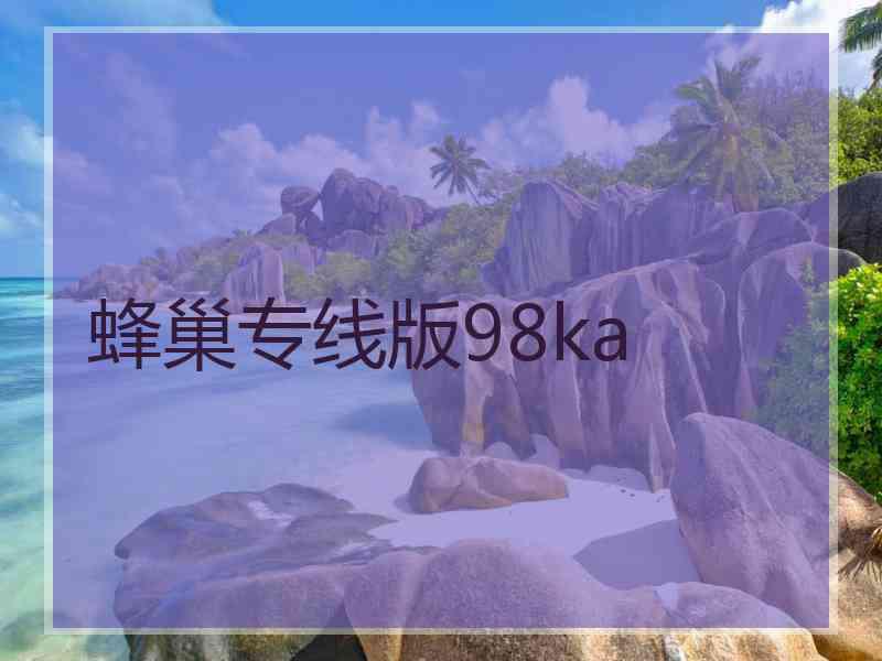 蜂巢专线版98ka