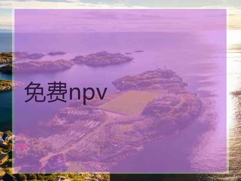 免费npv