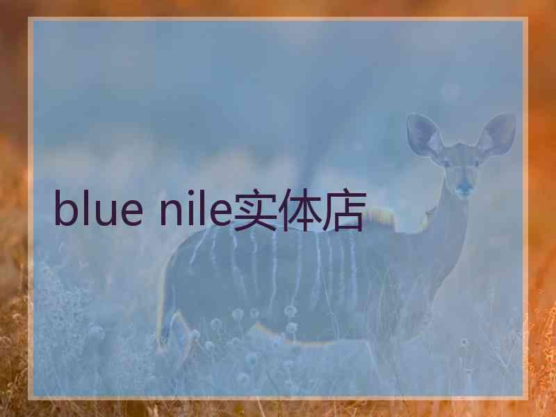 blue nile实体店