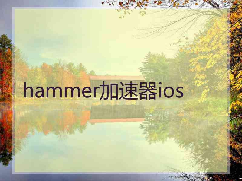 hammer加速器ios