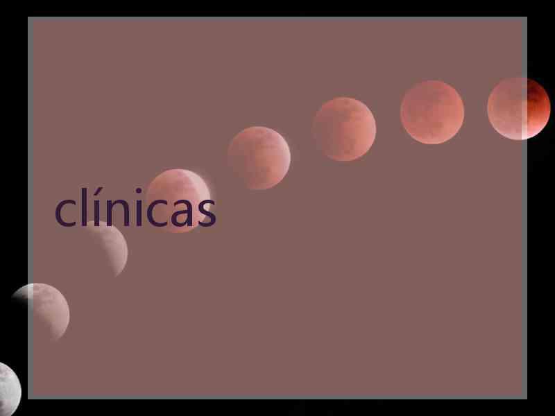 clínicas