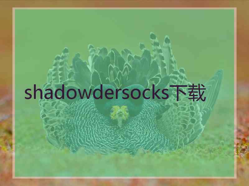 shadowdersocks下载