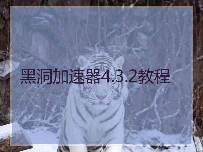 黑洞加速器4.3.2教程