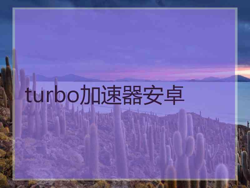 turbo加速器安卓