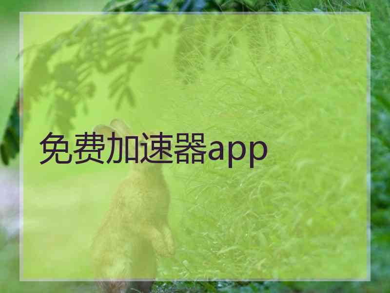 免费加速器app