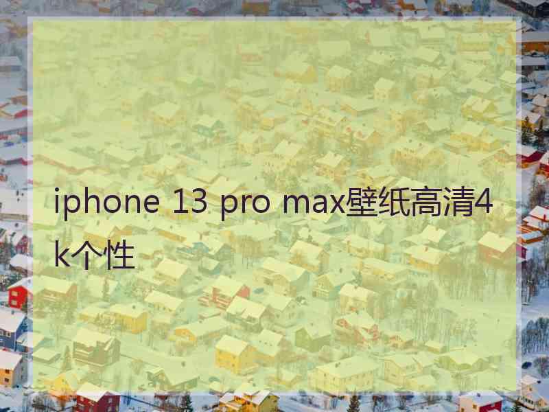 iphone 13 pro max壁纸高清4k个性