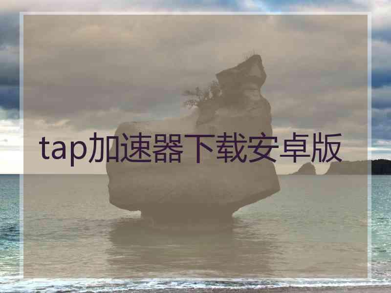 tap加速器下载安卓版