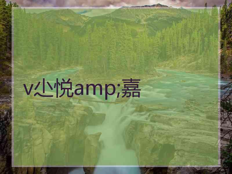 v尐悦amp;嘉