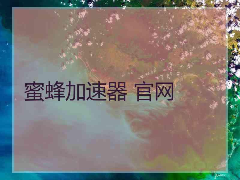 蜜蜂加速器 官网