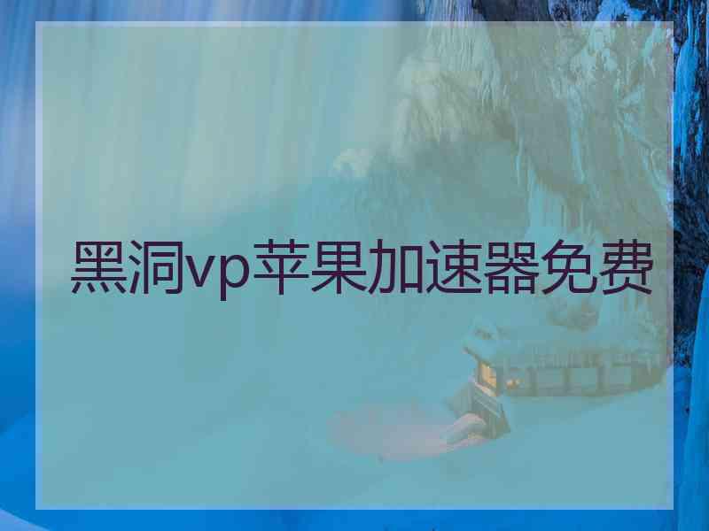 黑洞vp苹果加速器免费