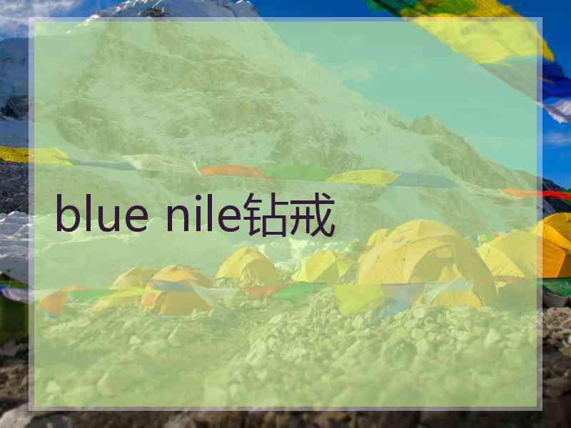 blue nile钻戒