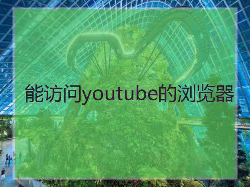 能访问youtube的浏览器