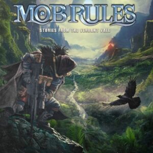 Mob Rules Stories from the Verdant Vale album cover dengan nuansa fantasi epik